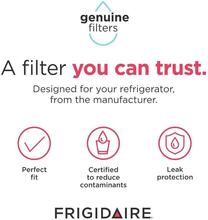 FRIGIDAIRE EPTWFU01 PureSource Ultra II Refrigerator Water Filter, 1 Count, White