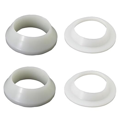 2PCS 56mm (2.2") Flat Silicone Sealing Gaskets - Leak-Proof Washers for Bathroom Sink Drain & Inclined Sliding Joints