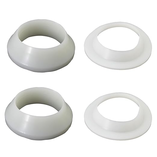 2PCS 56mm (2.2") Flat Silicone Sealing Gaskets - Leak-Proof Washers for Bathroom Sink Drain & Inclined Sliding Joints