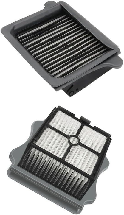 Replacement Main Brush and Filter Screen Compatible Parts for F10 for Slim Floor Scrubber, Wet Dry Vacuum Hard Floor Cleaner