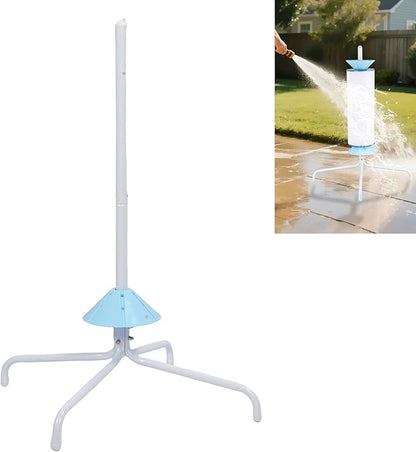 Stainless Steel Pool Filter Cleaner Tool,Rotary Cartridge Cleaning System for Swimming Pools Heavy Duty Filter Maintenance Stand with Adjustable Base