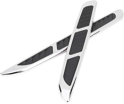 1 Pair Car Hood Vent Air Intake Grille, Car Exterior Hood Side Door Air Flow Vent Cover Intake Grille Decorative Trim Sticker