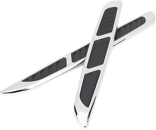 1 Pair Car Hood Vent Air Intake Grille, Car Exterior Hood Side Door Air Flow Vent Cover Intake Grille Decorative Trim Sticker