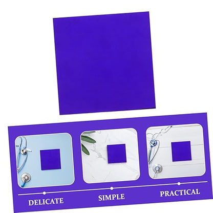 Zerodeko Cobalt Glass Sheet Experiment Device Chemistry Filter Glass Plate School Lab Tool