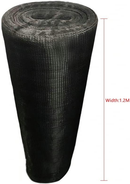 Dense Mesh Air Conditioner Dustproof Filter Net Air Conditioning Filter Net Dust Filtering Vent-Pipe Computer Case Host Air Vent (1.2MX1M, Black)