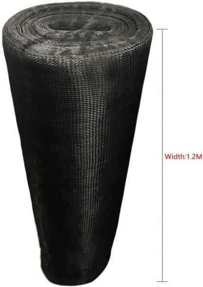 Dense Mesh Air Conditioner Dustproof Filter Net Air Conditioning Filter Net Dust Filtering Vent-Pipe Computer Case Host Air Vent (1.2MX1M, Black)