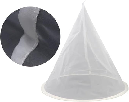 SECFOU 2pcs Fine Gauze Mesh Honey Strainer Filter Net for Kitchen Use for Homemade Honey Drinks and Filtering Waste Reusable and Easy to Clean