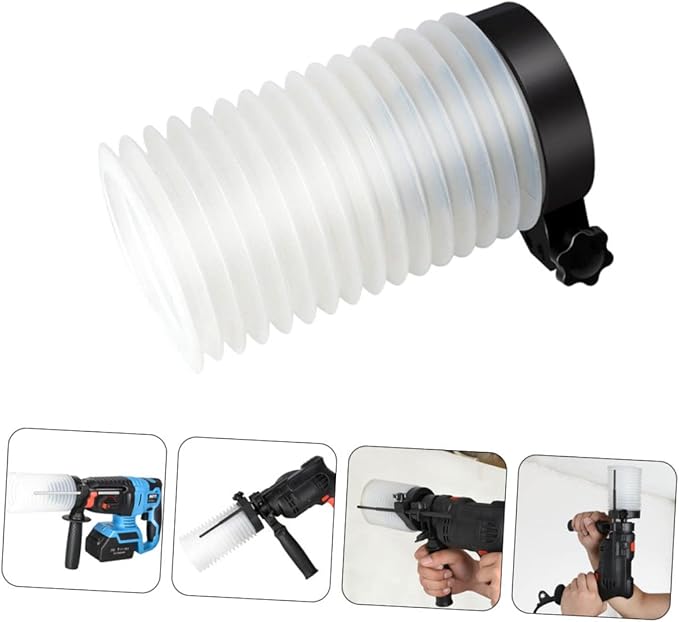 HOMSFOU Electric Hammer Drill Dust Shroud Fit Drill Press Cover Ash Bowl Health