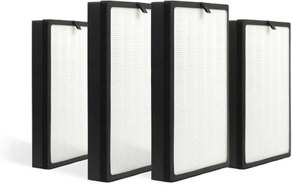 PuroAir 400 Replacement Filter - HEPA Filters up to 99.9% of Smoke, Pollen, Dust and Common Household Pollutants - HEPA Air Filter Replacement for PuroAir 400 Air Purifier (4 Pack)