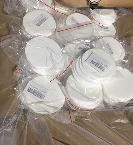 12 Synthetic Filter Discs 90mm for a Buchner Funnel and Cut Them fit"Wide Mouth" Size Used for Mushroom Cultivation