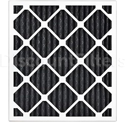 AIRX FILTERS WICKED CLEAN AIR. ODOR 18x20x1 MERV 7 Carbon Pleated Air Filter Great For Homes With Dogs Cats & Pets - Made in the USA - Box of 6
