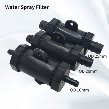 Agricultural pump filter,precision,10/20/25mm Pagoda Hose Filter, Sprayer Car Washing Strainer, Garden Irrigation Fittings, Aquarium Fish Tank Soft Water Pipe Filters, 1pcs(Od 25mm)