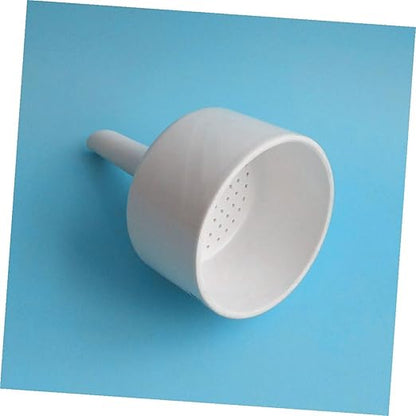 Veemoon 2pcs Buchner Funnels Set 100ml and 60ml White Scientific Filter Funnels for Laboratory Liquid Transfer Wide Mouth Filling