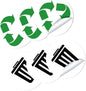 Waste Sorting Labels for Garbage Bin PVC Sticker Decals for Kitchen Recycling Trash Can