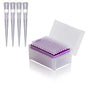 200UL Pipette Tips with Filter Universal, Sterilized, Transparent Color, 96 pcs/Box (T200-RSF-96)