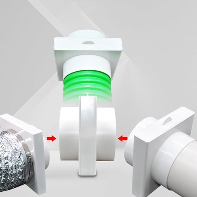 HEPA and Activated Carbon Composite Air Filter for PVC Pipes, Designed to Capture Smoke, Dust, and Harmful Particles in Air Outlet Systems (70mm)