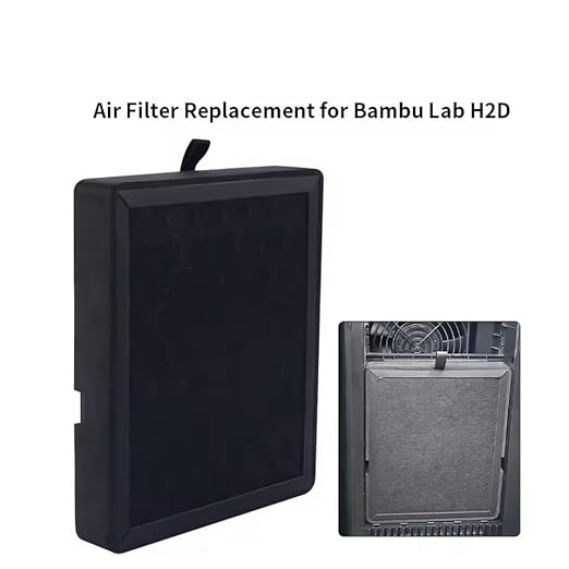 Filter for Bambu Lab H2D 3D Printer Filament Purifier Activated Carbon Air Filter Lab H2D Filtration