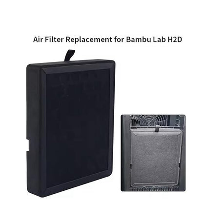 Filter for Bambu Lab H2D 3D Printer Filament Purifier Activated Carbon Air Filter Lab H2D Filtration