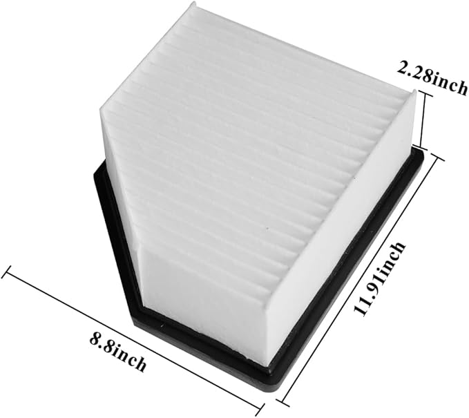 165466RA0A Engine Air Filter Compatible with Nissan Rogue SL SV 2021 2022 2023 Used for 2.5L Engine Replaces 16546-6RA0A, 165466RA0A, 16546 6RA0A