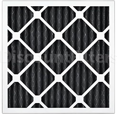 AIRx ODOR 16x16x1 MERV 7 Carbon Pleated Air Filter - Made in the USA - Box of 6
