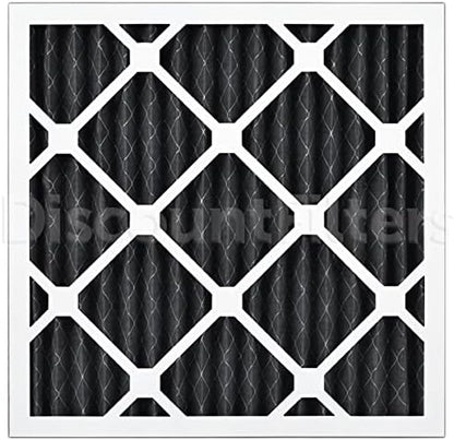 AIRx ODOR 16x16x1 MERV 7 Carbon Pleated Air Filter - Made in the USA - Box of 6