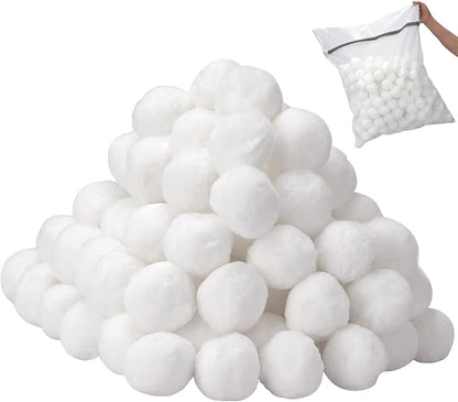 3.08 lbs Pool Filter Balls for Sand Filter Pump, Dry Filter Sand Balls, Eco-Friendly Reusable Swimming Pool Filter Media for Above Ground Pool Pool, Aquarium, Fish Tanks, Filter Pumps