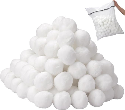 1.54 lbs Pool Filter Balls for Sand Filter Pump, Dry Filter Sand Balls, Eco-Friendly Reusable Swimming Pool Filter Media for Above Ground Pool Pool, Aquarium, Fish Tanks, Filter Pumps (1.54, Pounds)