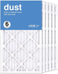 AIRX FILTERS WICKED CLEAN AIR. MERV 8 Rating, Pleated Air Filter Dust Series - Made in the USA - Box of 6-14x25x1