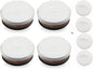 LDY-3 P-A-1 Filter Cartridge Against Organic Vapors and Dust for Respiratory Protection,Screw Type,4 Packs Filter Cartridges Sets and Plus 4 Pcs Filter Element