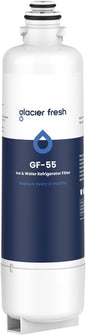 GLACIER FRESH Replacement for Bosch 11025825 Ultra Clarity Pro Refrigerator Water Filter BORPLFTR50, Compatible with KWF 2000, 12028325, 11032531, BORPLFTR50, WFC100MF, B36CT80SNS, B36CL80ENS (1 Pack)