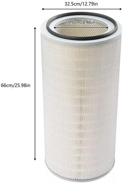 P191151 Dust Collector Replacement Filter - 20-40μm, 12.8" ×8.46" ×25.98" Diameter of Hole 16mm