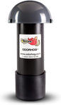 OdorHog Vent Stack Pipe Filter 4 Sizes, Black ABS with Mushroom Cap, Removes Outdoor Septic and Sewer Odors (3.0-inch)