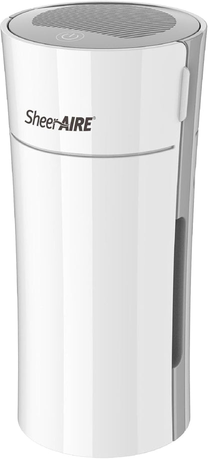 Home & Car HEPA Air Purifier USB-C Charging, Ultra-Quiet 22dB, Compact Design, Night Light, 360° Outlet, Suitable for Car Interiors, Desks, Dorms & Pet Crates