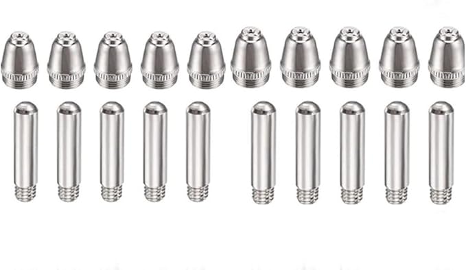 100pcs SG-55 AG-60P WSD-60 Plasma Cutter Consumables，Plasma Cutter Cutting Torch Tip Nozzles Consumables Kit
