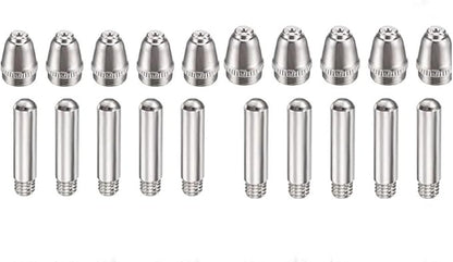 100pcs SG-55 AG-60P WSD-60 Plasma Cutter Consumables，Plasma Cutter Cutting Torch Tip Nozzles Consumables Kit