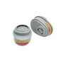 MSA 815368 Advantage Respirator Cartridge - Chlorine/Mercury Vapor/P100 (Mersorb), Quantity: 2 per pack, Chemical & Combination Air-Purifying Respirator Attachment, Long-Lasting Respiratory Protection