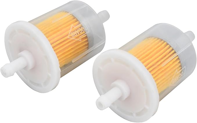 5/16" Inline Fuel Filter 12581-43012 Diesel Gasoline Fuel Filter 12581-43010 Compatible with Kubota Lawn Tractor Mower BX22D BX23D BX24D BX25 BX1870 BX1860 BX1850D BX1830D, 2 Pack