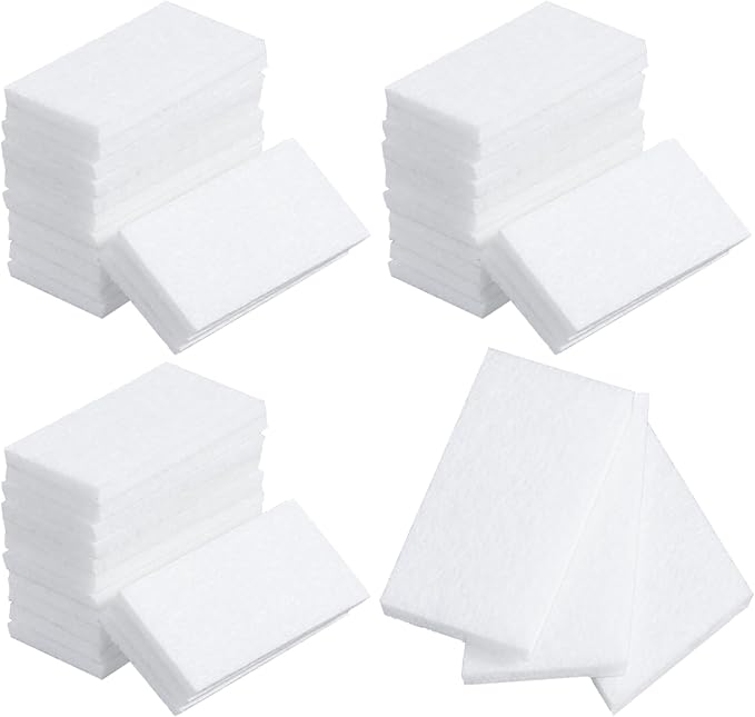 50 Pack Unscented Aroma Pads, 1.7x0.91" White Aroma Oil Refill Pads Aromatherapy Perfume Diffusers Humidifier Refill Pad Replacement for Home Electronic Equipment Locket Scent Ball Plug-in Diffuser