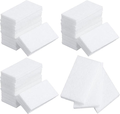 50 Pack Unscented Aroma Pads, 1.7x0.91" White Aroma Oil Refill Pads Aromatherapy Perfume Diffusers Humidifier Refill Pad Replacement for Home Electronic Equipment Locket Scent Ball Plug-in Diffuser