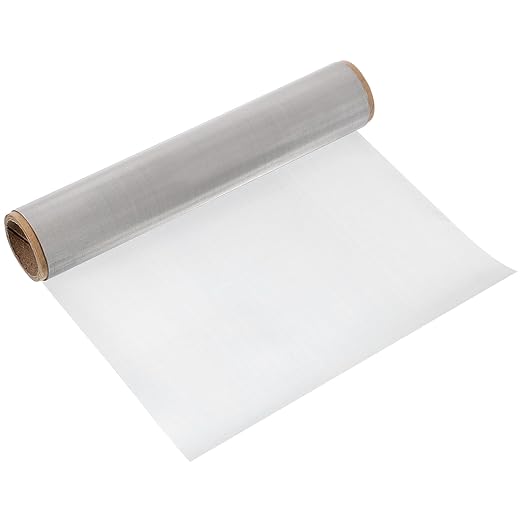 uxcell 150 Mesh 39" x 10" Woven Wire Mesh, 316 Stainless Steel Air Vent Filter Screen, Window Screen Mesh for DIY Projects Vents Cover Filtration Animals Fence