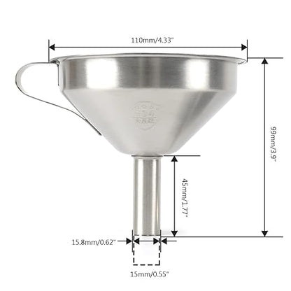 Stainless-Steel Funnel Resin Filter Cup for SLA/DLP/LCD 3D-Printer UV Double-Strainer Filter 3D-Printing Funnel Filter Strainer Resin