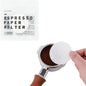watchget 58mm Espresso Paper Filters - 100 Pcs Disposable Unbleached Coffee Filter Papers for Espresso Machines, Puck Screen, Portafilter Baskets, Compatible with 58mm Portafilters