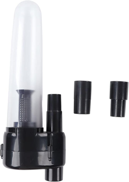Vacuum Cleaner Filter with 2pcs Connector, ABS Dust Collector for Motor Protection, Compact Lightweight Design - Stable Operation, Efficient Dust Filtering, Easy Installation for