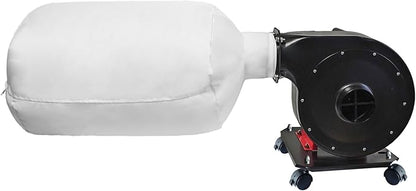 BUCKTOOL 1.2HP Wall Mount Dust Collector for Woodworking, 660 CFM Airflow, 2-Micron Dust Filter Bag, Shop Dust Collection, DC30CW