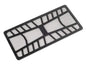 SilverStone Technology 320mm x 155mm Magnetized Fine Mesh Fan Filter for Dust Reduction Ideal for use with 240mm/ 280mm Intake Fans SST-FF142B-USA
