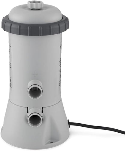 INTEX C1000 Krystal Clear Cartridge Filter Pump for Above Ground Pools: 1000 GPH Pump Flow Rate – Improved Circulation and Filtration – Easy Installation – Improved Water Clarity – Easy-to-Clean