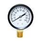 Joywayus Pressure Gauge 0 to 100 PSI Brass 1/4" Male NPT Thread Lower Mount, Multiple Function