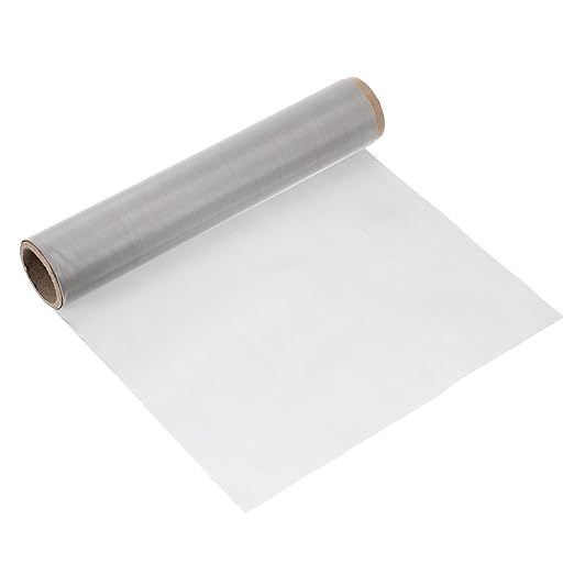 uxcell 300 Mesh 79" x 10" Woven Wire Mesh, 316 Stainless Steel Air Vent Filter Screen, Window Screen Mesh for DIY Projects Vents Cover Filtration Animals Fence