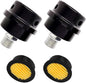 2 Pcs 20mm Air Compressor Silencer Filter, 1/2"Thread Intake Filter Noise Muffler