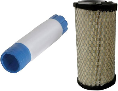 RAParts Inner & Outer Air Filter Set Fits John Deere Models: F735 X495 X595 X740 X744